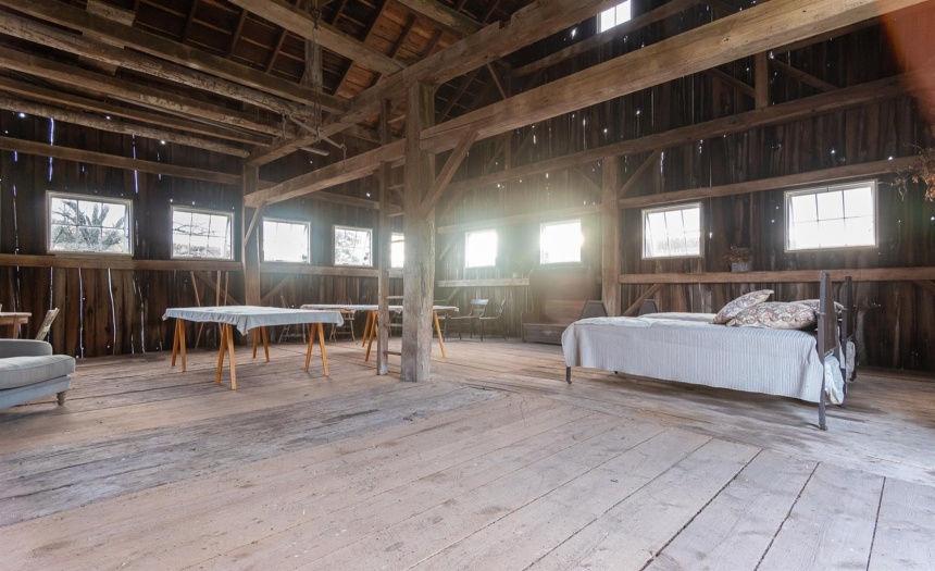 Second floor of Party barn.